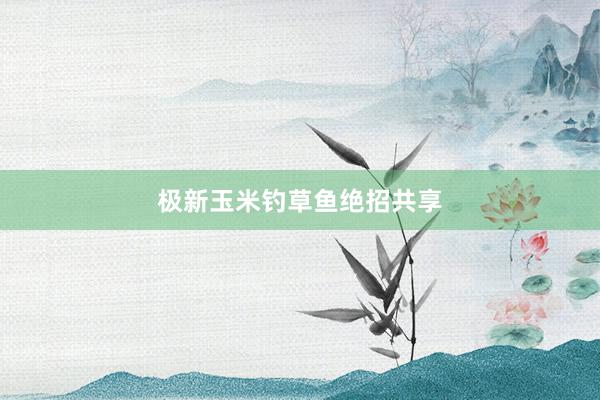 极新玉米钓草鱼绝招共享